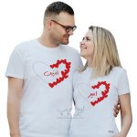 ست دو نفره تیشرت ولنتاین طرح T036