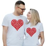 ست دو نفره تیشرت ولنتاین طرح T038