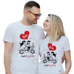ست دو نفره تیشرت ولنتاین طرح T043