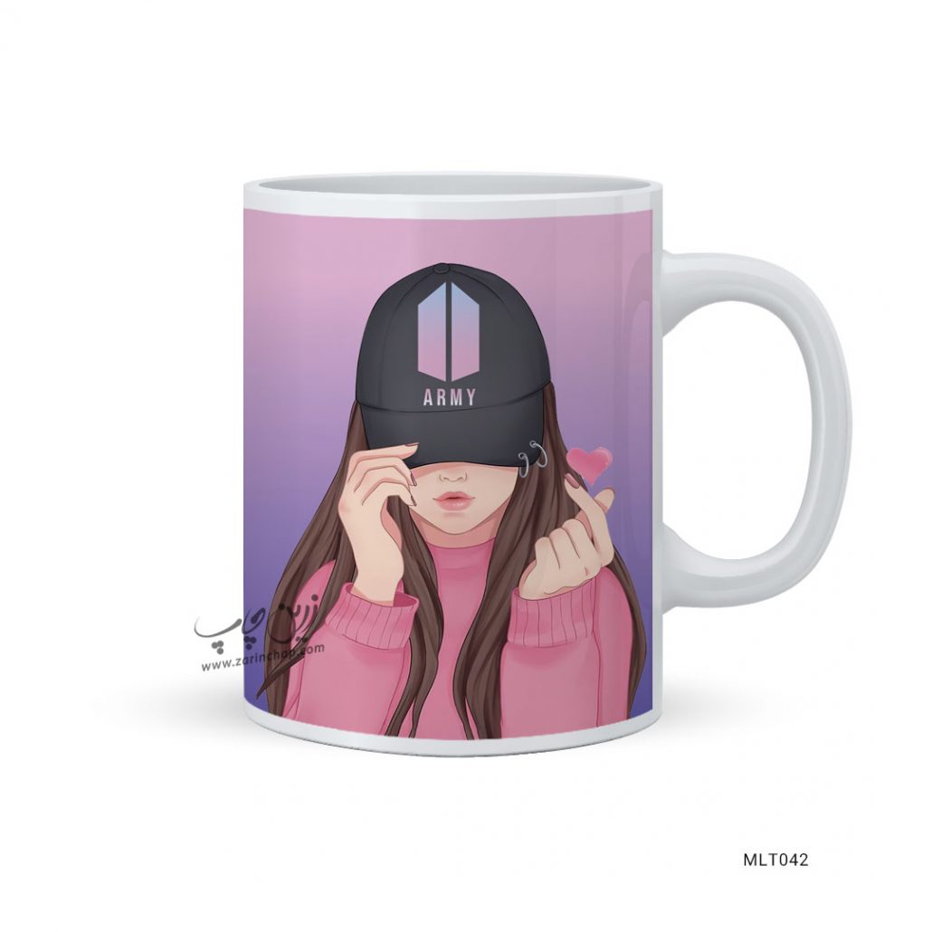 لیوان BTS طرح MLT042