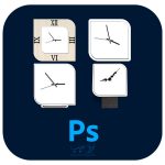 فایل PSD لایه باز ساعت مدل S116-18-25-28-30