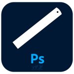 فایل PSD لایه باز خط کش 30 سانتی‌متری
