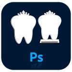 فایل PSD لایه باز قاب عکس و استند دندونی مدل 001