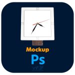 فایل موکاپ ساعت رومیزی مدل S123