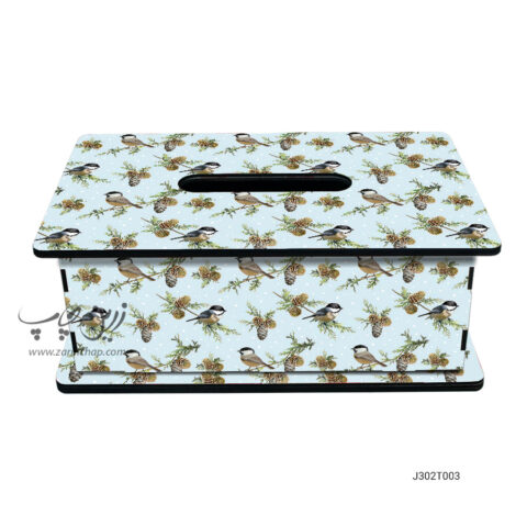 جعبه دستمال کاغذی طرح J302T003
