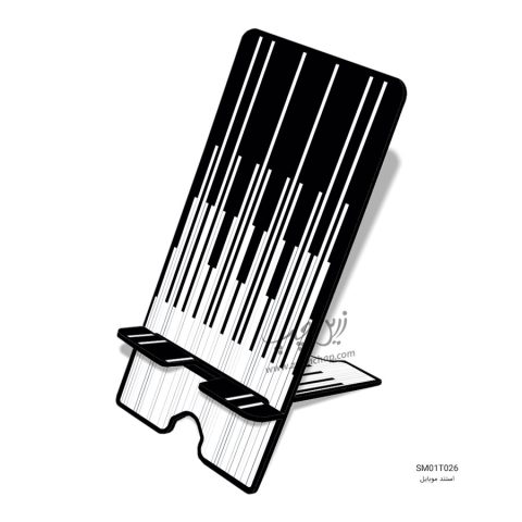 استند موبایل MDF طرح چوقا SM01T026