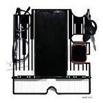 استند موبایل MDF طرح چوقا مدل SM02T015