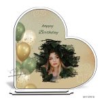 قاب عکس رومیزی قلبی تولد GH113T010