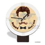 ساعت رومیزی طرح روز مرد S120T003