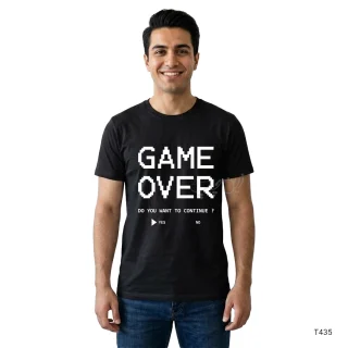 تیشرت Game Over طرح T435